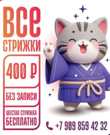 Стильные стрижки по доступным ценам 